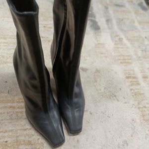 Versace leather boots